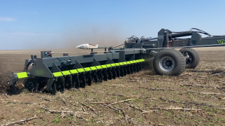 БДП-10-430 по стерне подсолнечника