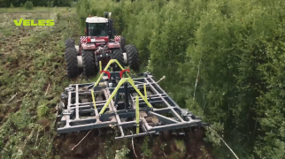 БДТ-5 валит лес как спички!